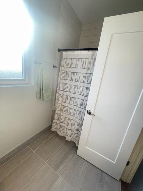 bathroom with walk in shower