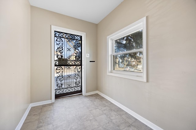 view of entrance foyer