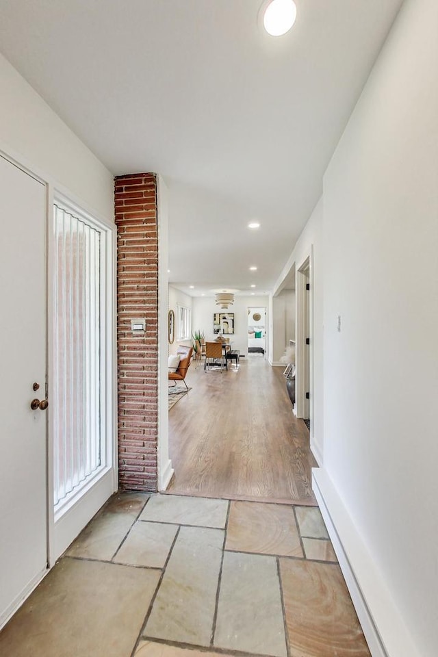 entrance foyer with plenty of natural light