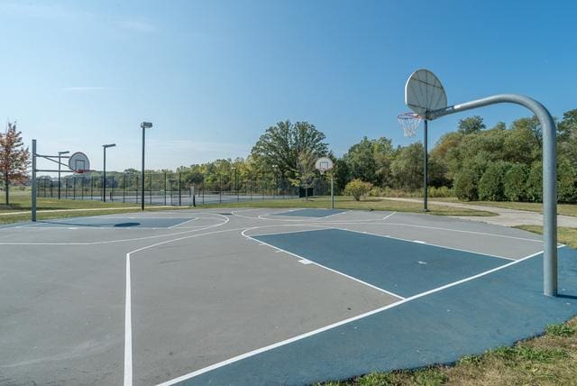 view of sport court