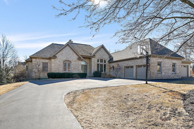 view of french country home