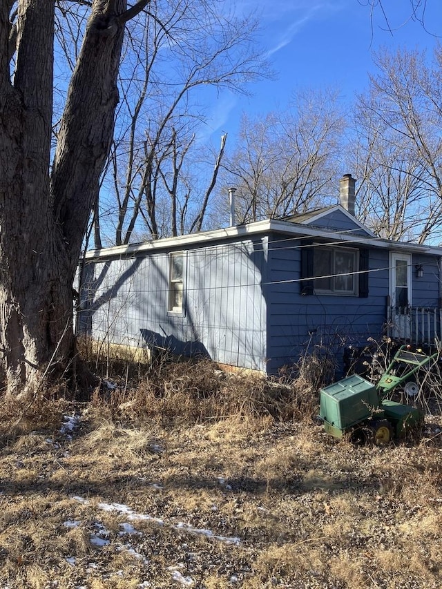 view of property exterior