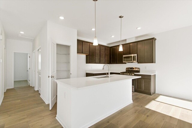 dining space featuring light wood-type flooring