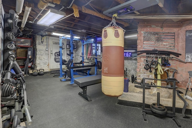 view of workout room