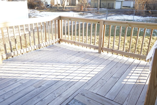 view of deck