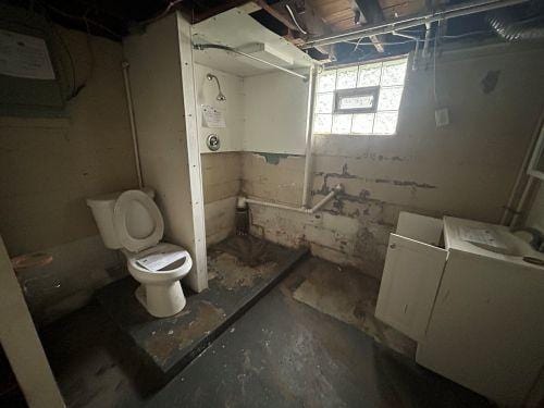 bathroom with toilet