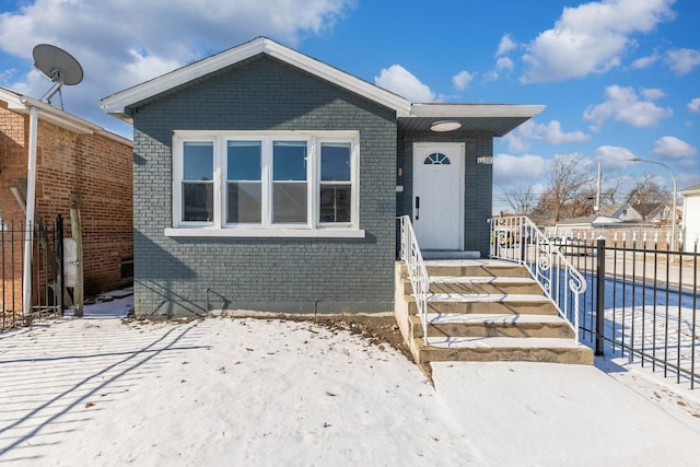 view of bungalow-style home