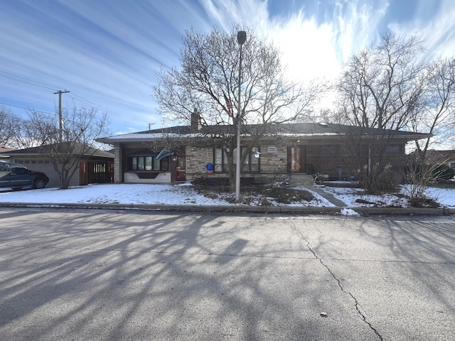 view of ranch-style house