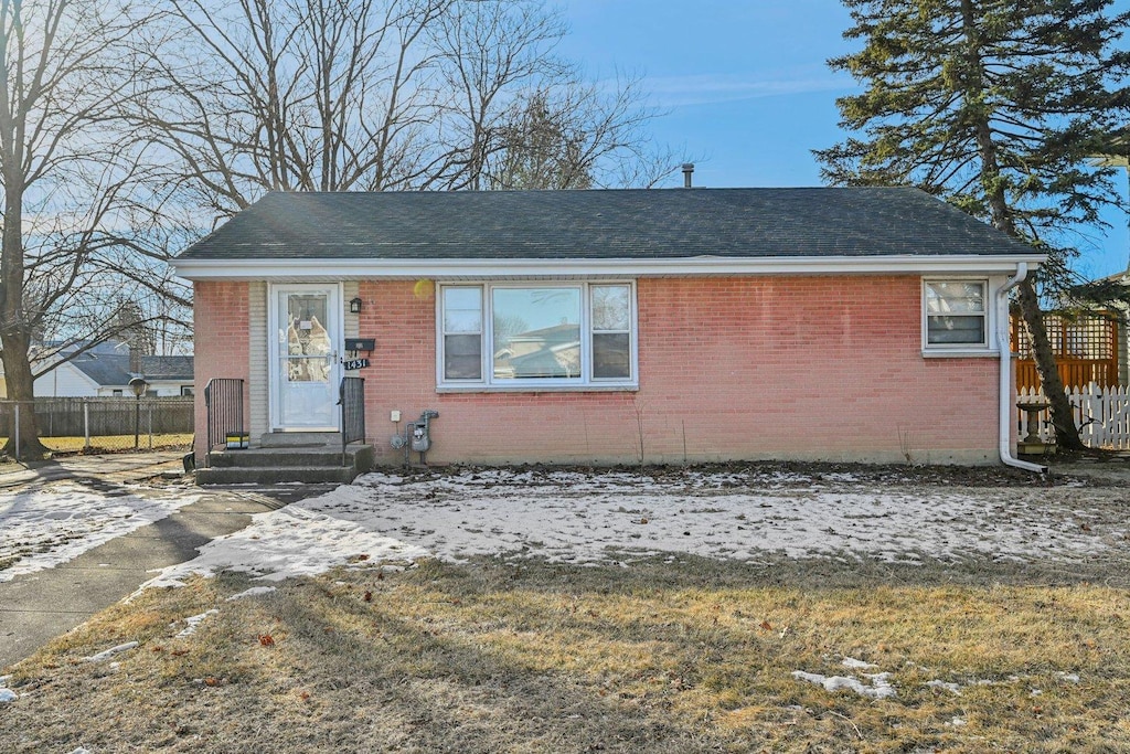 view of bungalow-style house