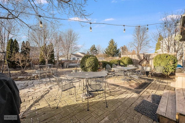 view of patio / terrace with grilling area