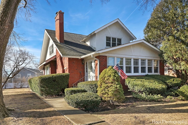 view of front of home