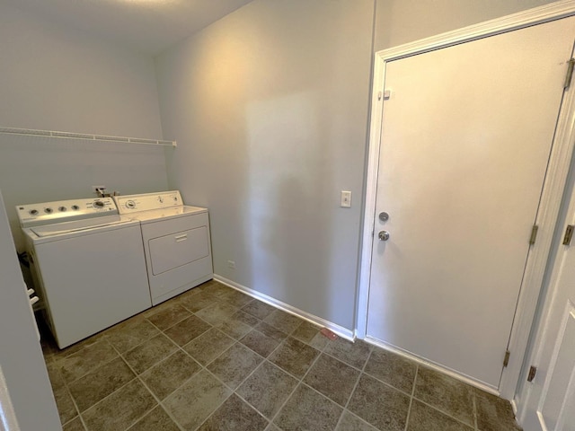 washroom featuring separate washer and dryer