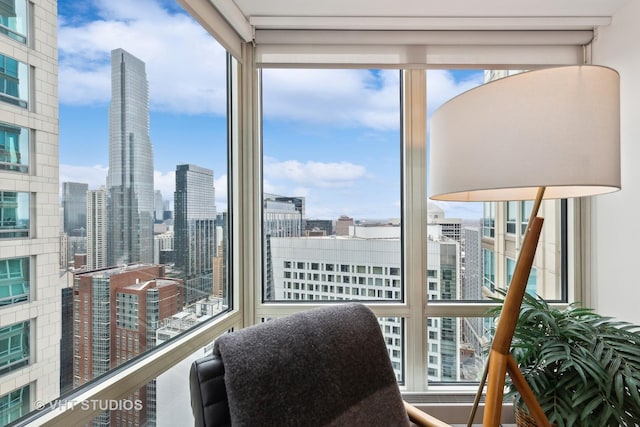 sunroom / solarium with a wealth of natural light