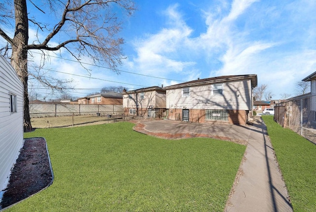 view of yard with a patio