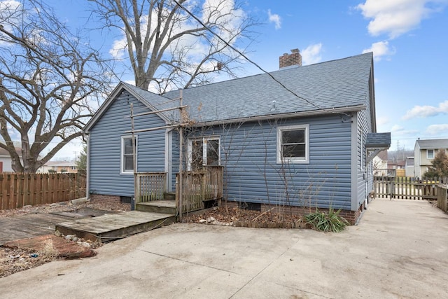 back of house featuring a patio