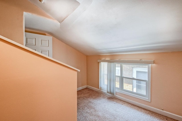 interior space with lofted ceiling