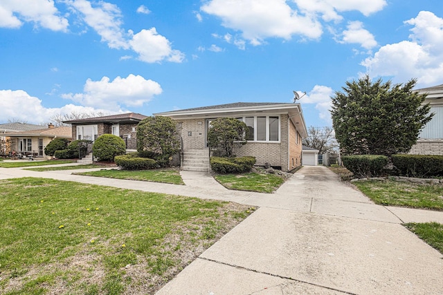 627 Paxton Ave, Calumet City, IL 60409 - bungalow-style house featuring a front lawn and brick siding