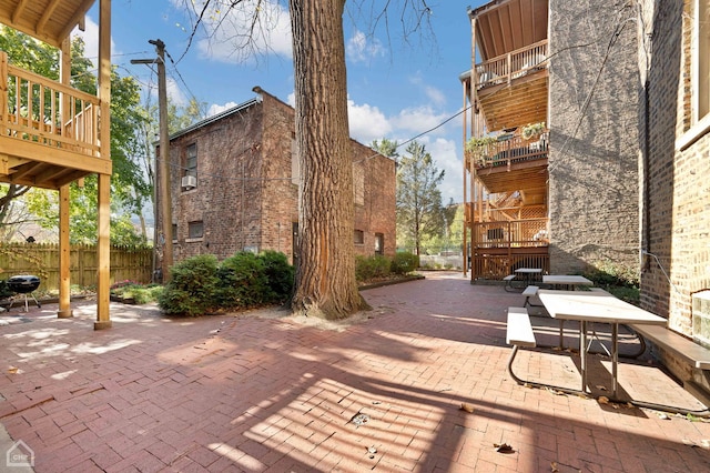 view of home's community featuring a patio