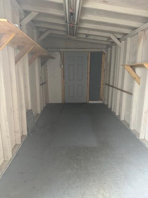 view of basement