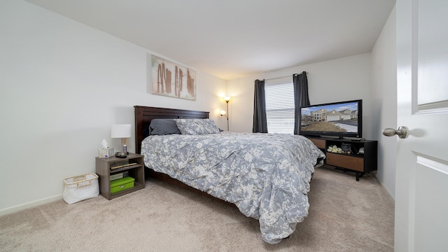 bedroom featuring carpet floors