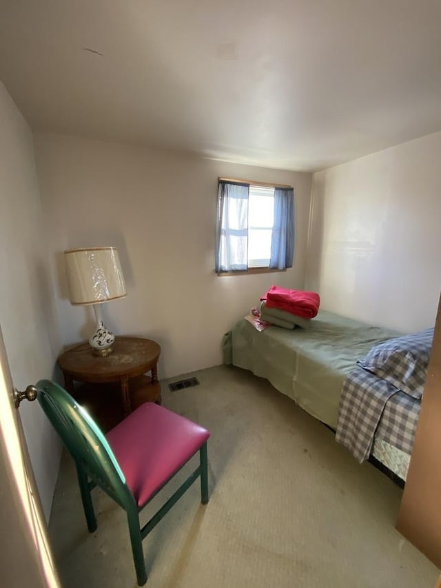 bedroom with carpet flooring