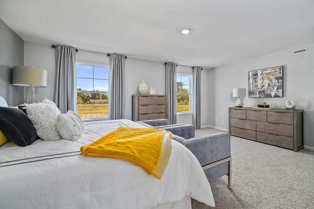 bedroom featuring carpet flooring