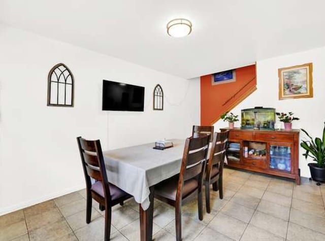 view of dining room