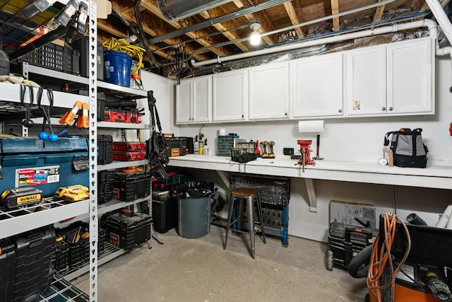 326 E Central Rd, Arlington Heights, IL 60005 - basement featuring a workshop area