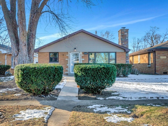 view of front of home