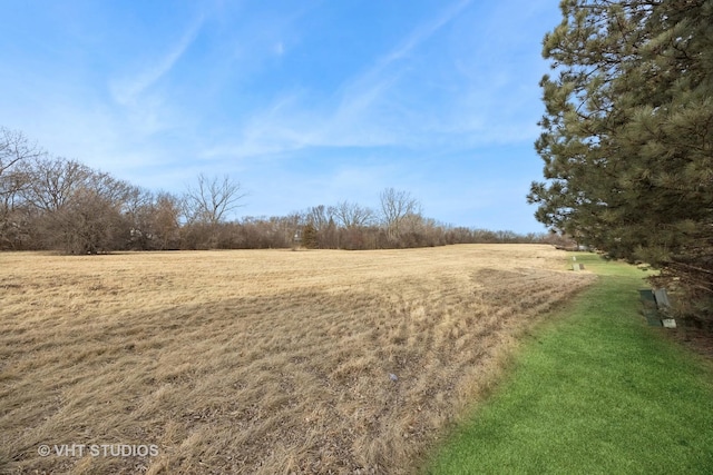 exterior space featuring a rural view