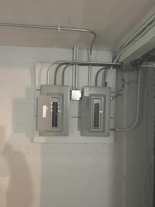 utility room with electric panel