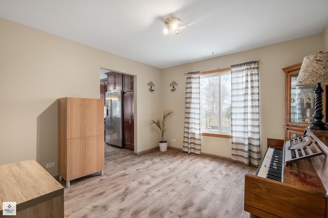 interior space featuring light hardwood / wood-style floors