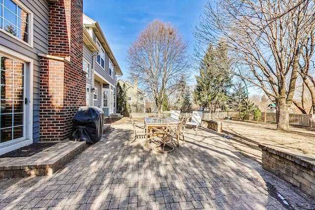 view of patio / terrace with grilling area