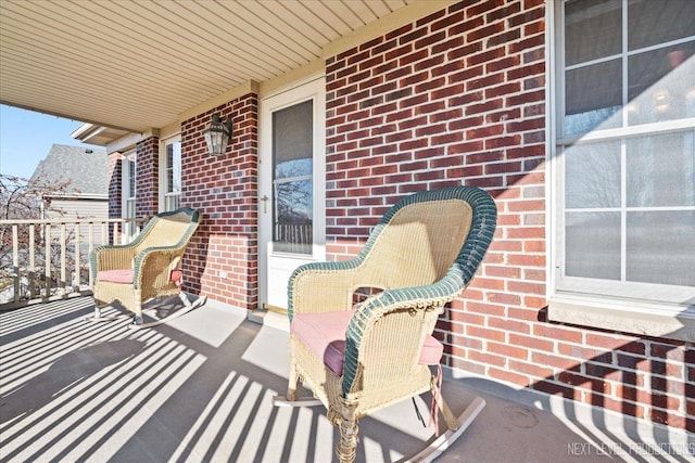 view of patio with covered porch