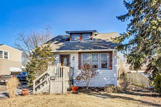 view of bungalow-style home