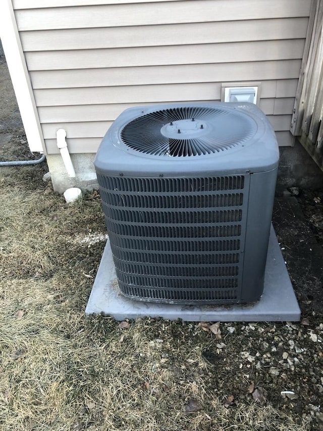 exterior details with central AC unit