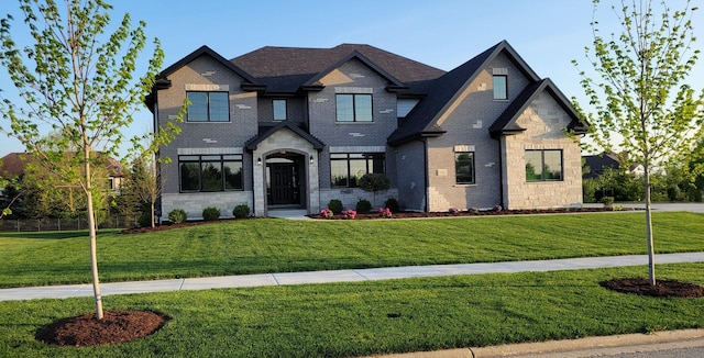 view of front of house featuring a front yard