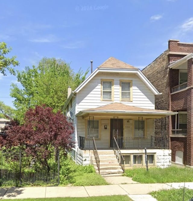 bungalow-style house featuring a porch