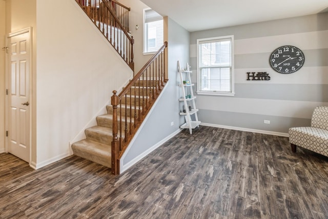 interior space featuring wood-type flooring