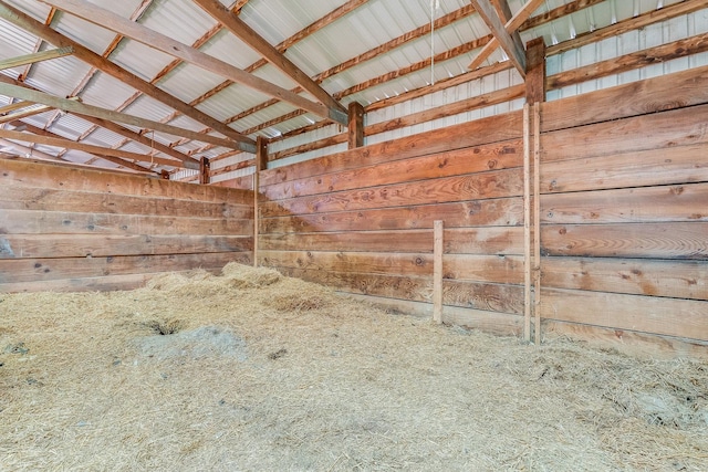 view of stable