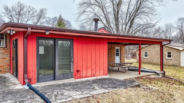 exterior space featuring a patio