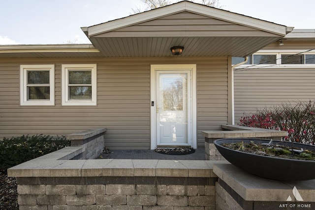 view of entrance to property