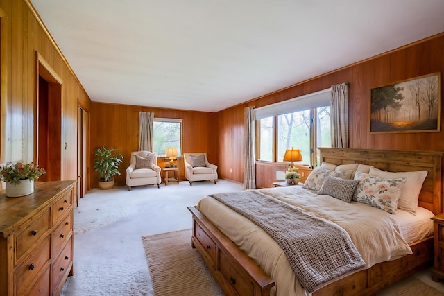 1026 State Route 25, Oswego, IL 60543 - carpeted bedroom with wood walls