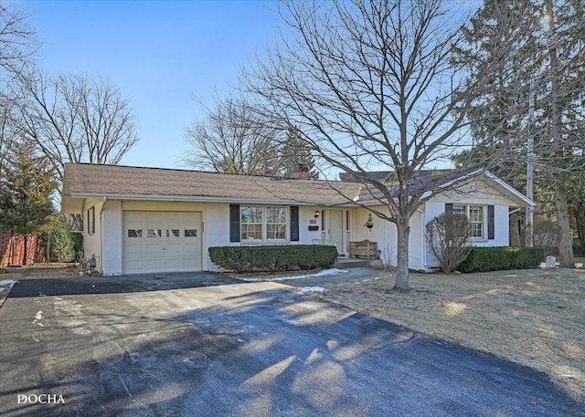 ranch-style house with a garage