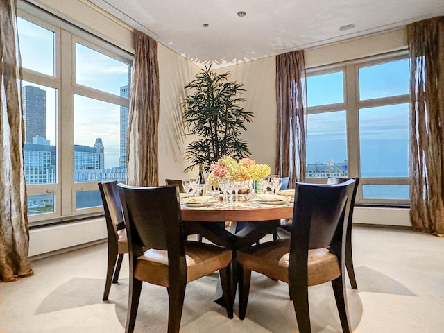 view of dining room