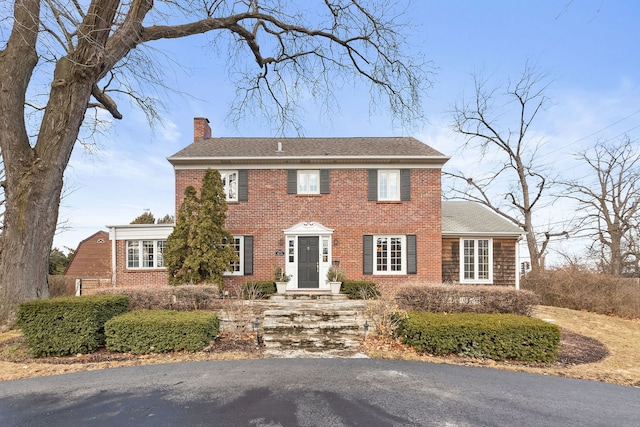 view of colonial-style house