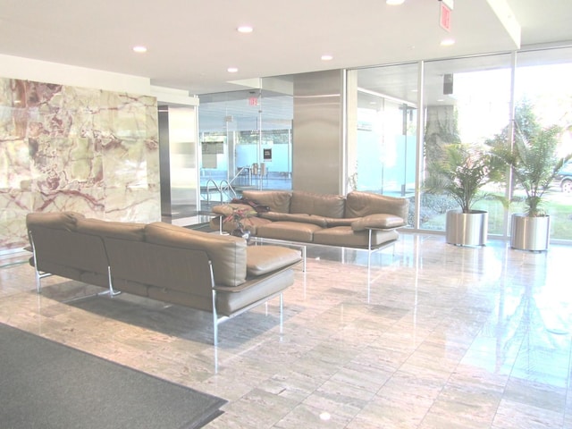 view of community lobby