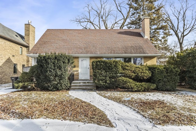 view of front of home