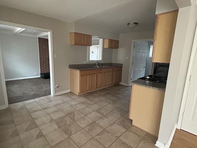 kitchen featuring sink