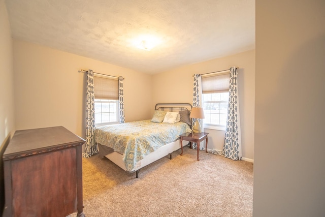 bedroom featuring carpet flooring